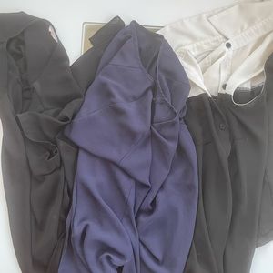 LOT: 3 blouses (short-sleeved/sleeveless)
